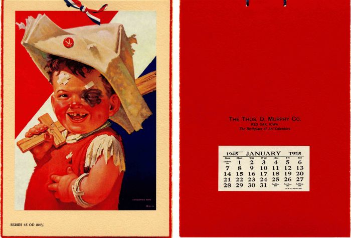 Sample Calendar of the "Conquering Hero"