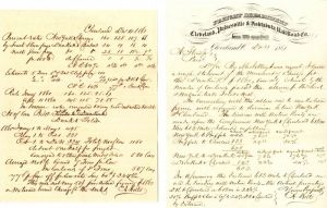 Group of Correspondence for the Cleveland, Painesville and Ashtabula Railroad Co.