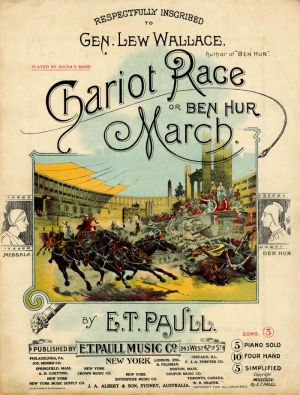 Chariot Race Music Sheet by E. T. Paull