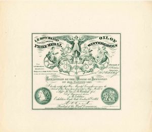 Exhibition of the Works of Industry of all Nations - Crystal Palace Exhibition Certificate