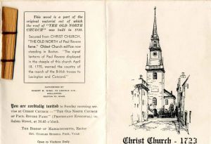 Christ Church Invitation - Wood Relic