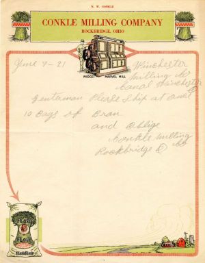 Conkle Milling Co. Letterhead