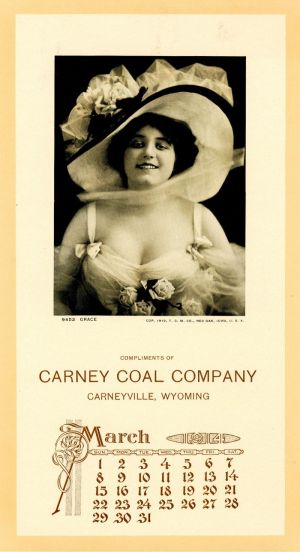 Carney Coal Co. - Salesman Sample Calendar