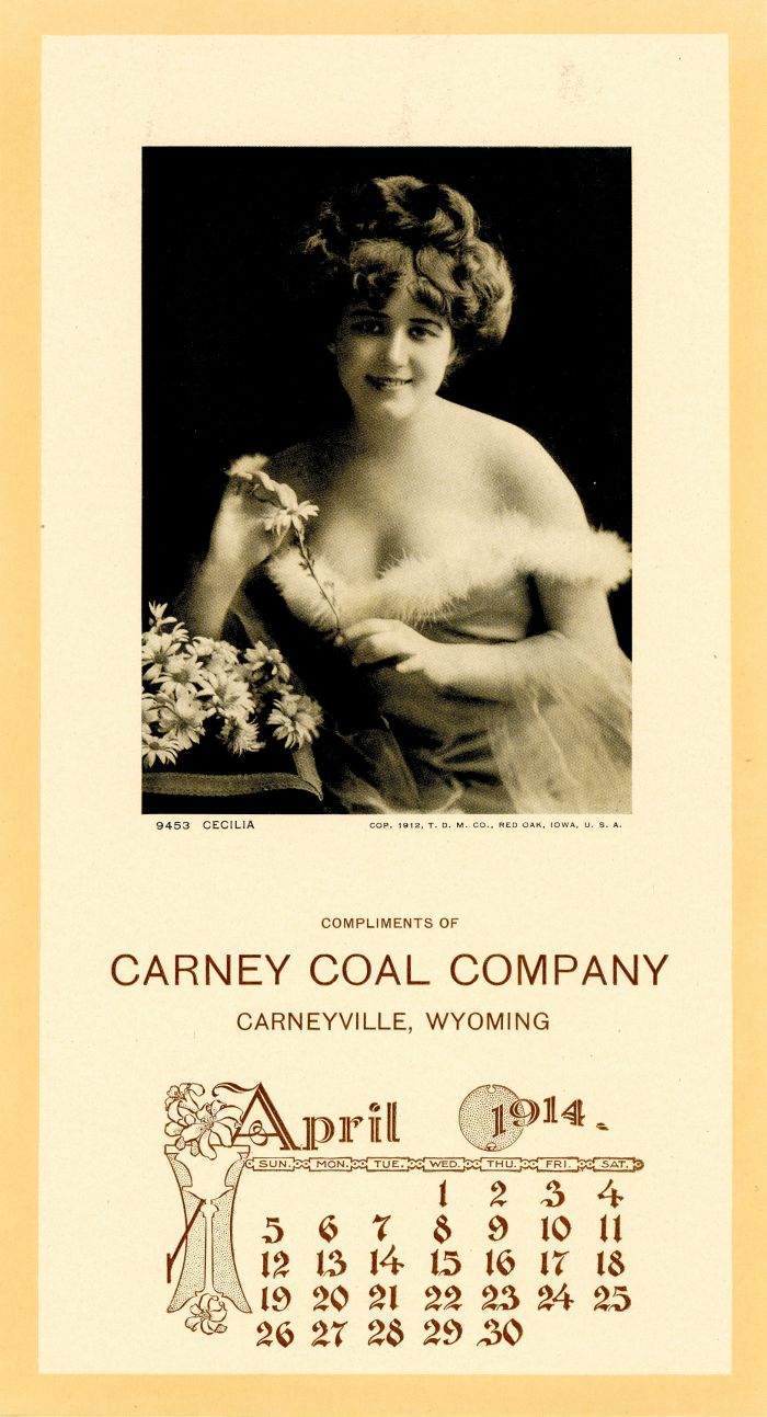 Carney Coal Co. - Salesman Sample Calendar