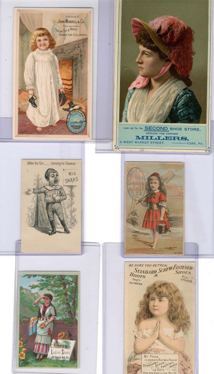 Set of Shoes Trade Cards