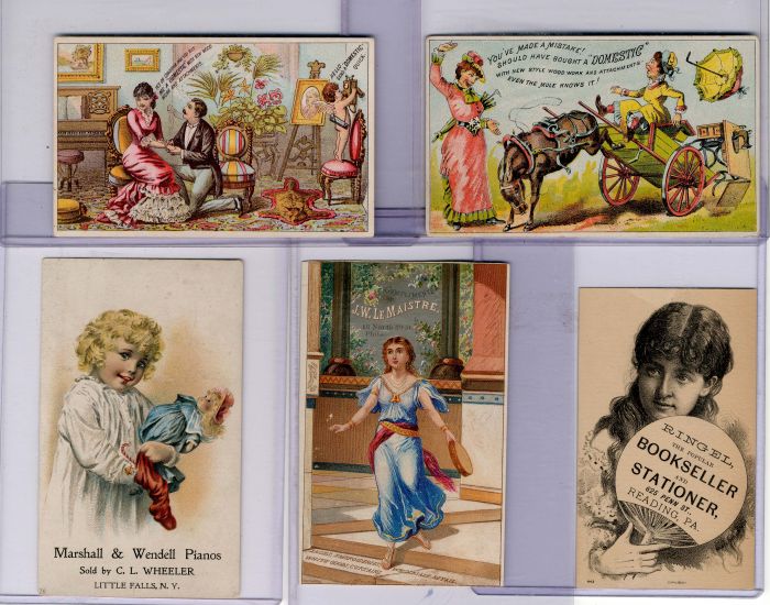 Set of Business related Trade Cards