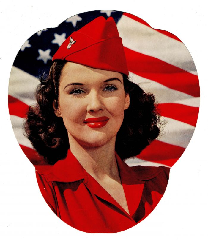 WWII Victory Girl Fan