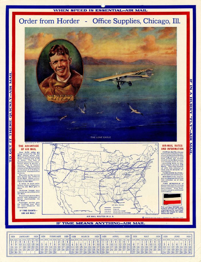 Ad Calendar for Horder - Office Supplies, Chicago, Ill.