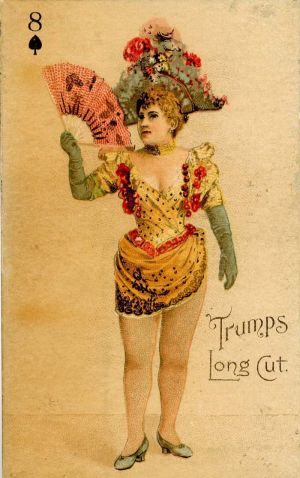 "Trumps Long Cut" Trade Card