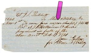 1861 - Slavery Document