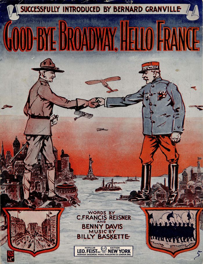 Good-Bye Broadway, Hello France Music Sheet
