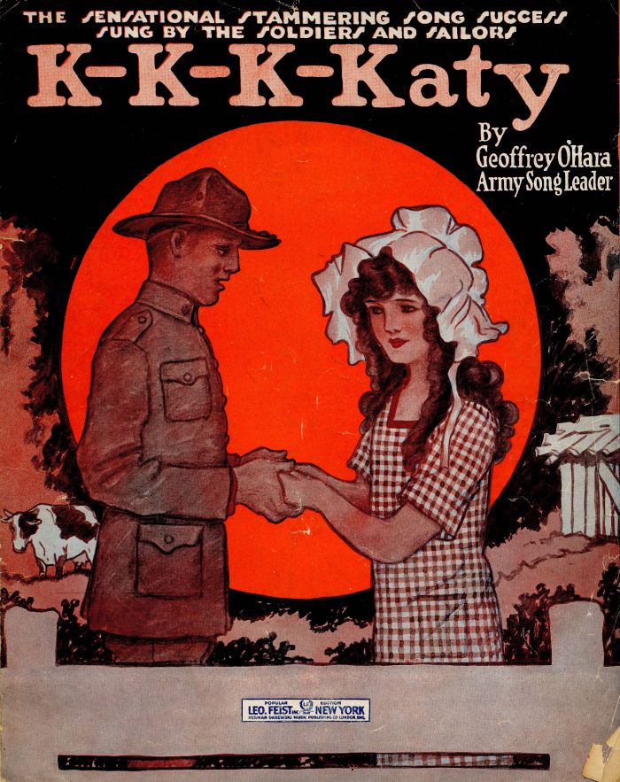 K-K-K-Katy Music Sheet - Americana - Geoffrey O'Hara