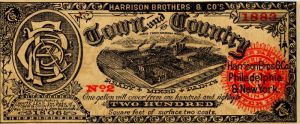 Harrison Brothers and Co's Town and Country -  Advertising Note