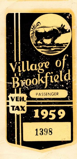 Vehicle Tax Card - Americana