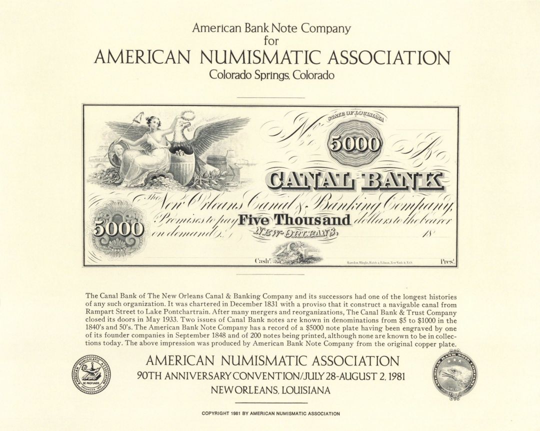 Souvenir Card # SO-17 - Americana