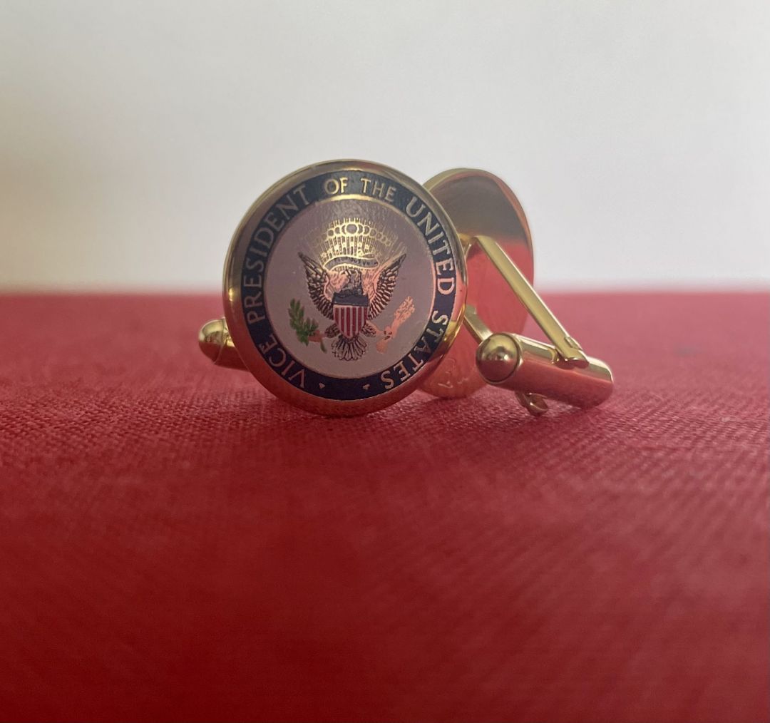 George H.W. Bush - Enameled Cufflinks - Political Memorabilia