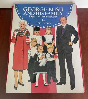 Geroge H.W. Bush and Family - Paper Dolls
