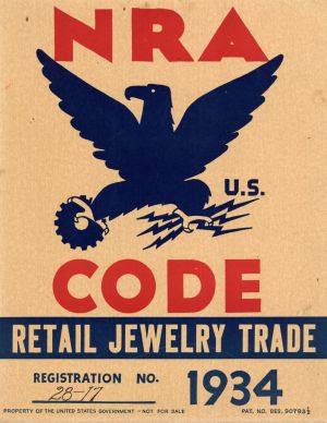 Cardboard Poster for NRA - Americana