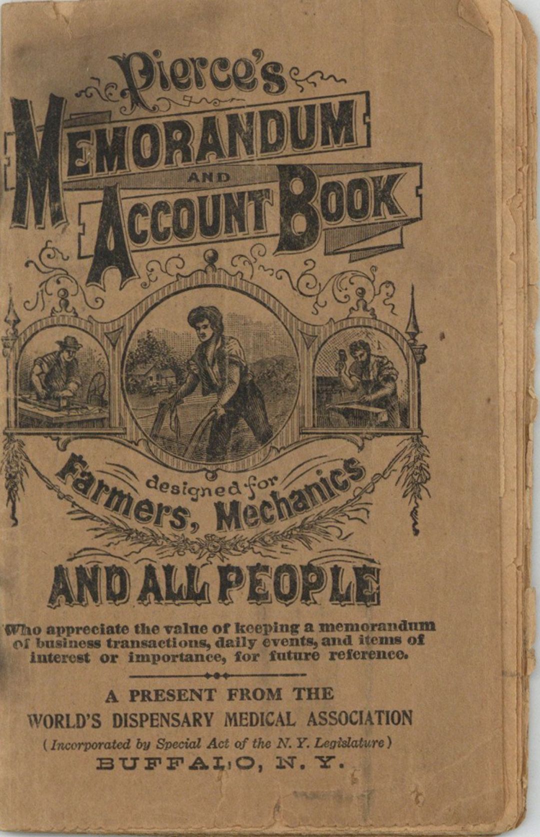 Pierce's Memorandum and Account Book - Americana