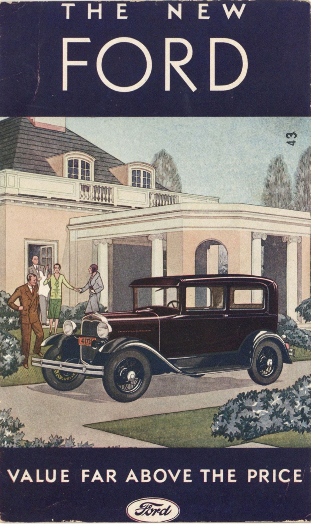 The New Ford Pamphlet - Ford Motor Co. - 1930's dated Americana