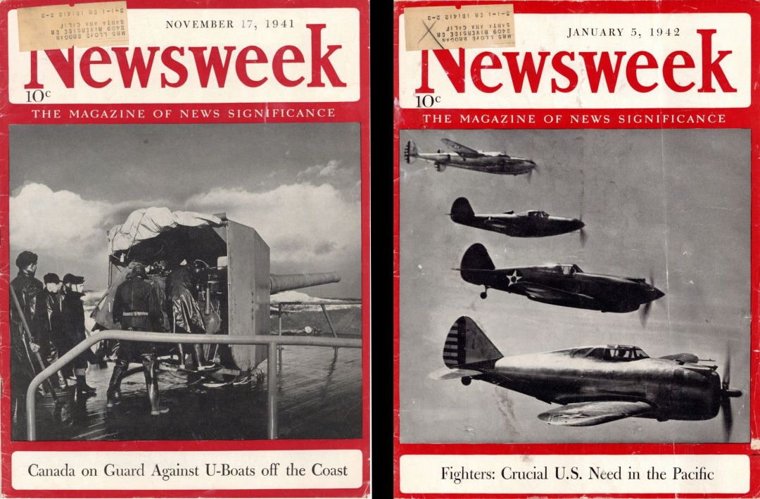 Set of 2 Newsweek Magazines - Americana