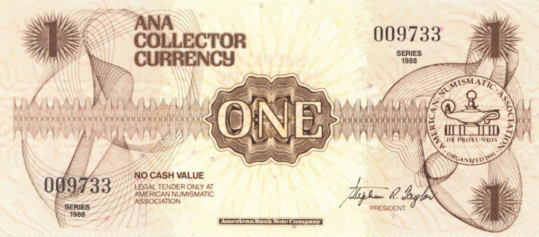 ANA Collector Currency - Americana