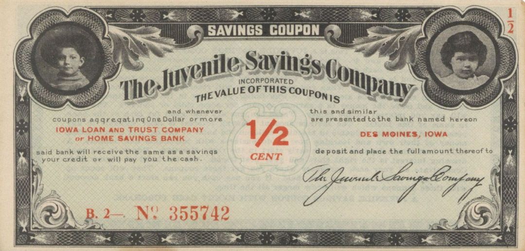 Juvenile Savings Co. Coupon - Americana