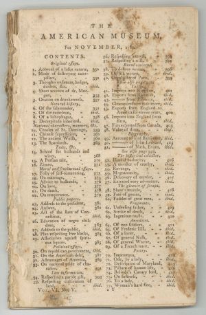 1789 dated Worcester Speculator - London, England