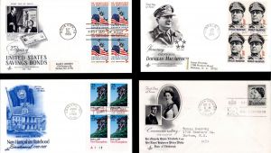 Set of 4 First Day Covers - Americana