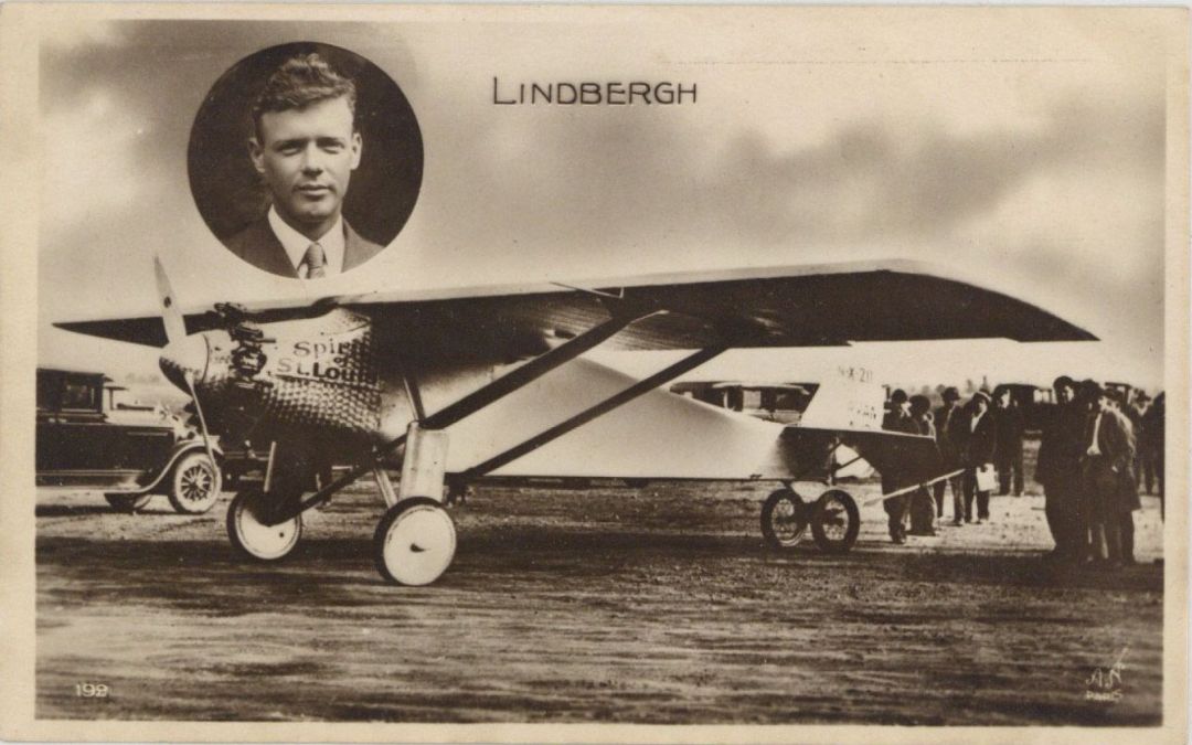 Charles Lindbergh Postcard - Americana