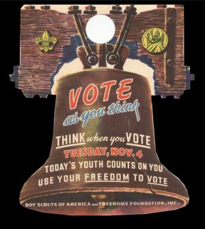 Voting and Boy Scout Ad - Americana