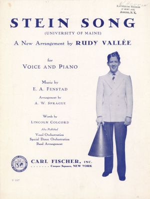 Stein Song Music Sheet by Rudy Vallee - Americana