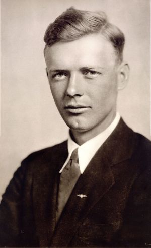Portrait of Charles Lindbergh - Americana