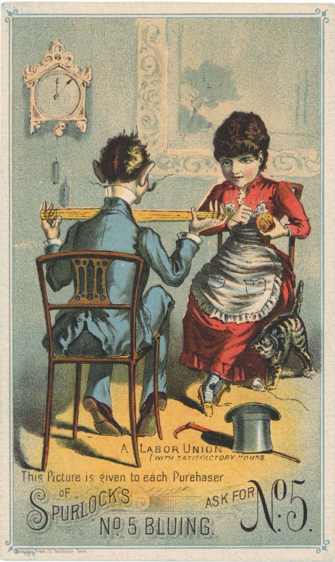 Advertising Card for Purlock's - Americana