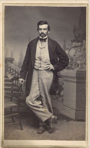 Photograph Card of Dr. H. Baker - Americana