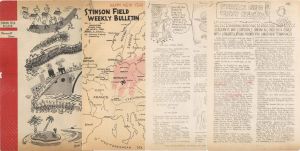 4 Stinson Field Bulletins - 1943 dated Americana