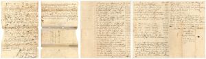1833 dated Slavery Document - Inventory and Appraisment of Estate of George Hughes - Americana