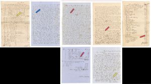 1849-1854 dated Slavery Document - 7 Documents related to Negro Slaves - Americana
