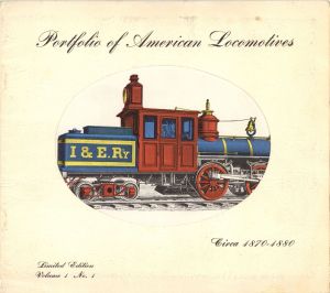 Portfolio of American Locomotives Brochure - 1870's-1880's dated Americana