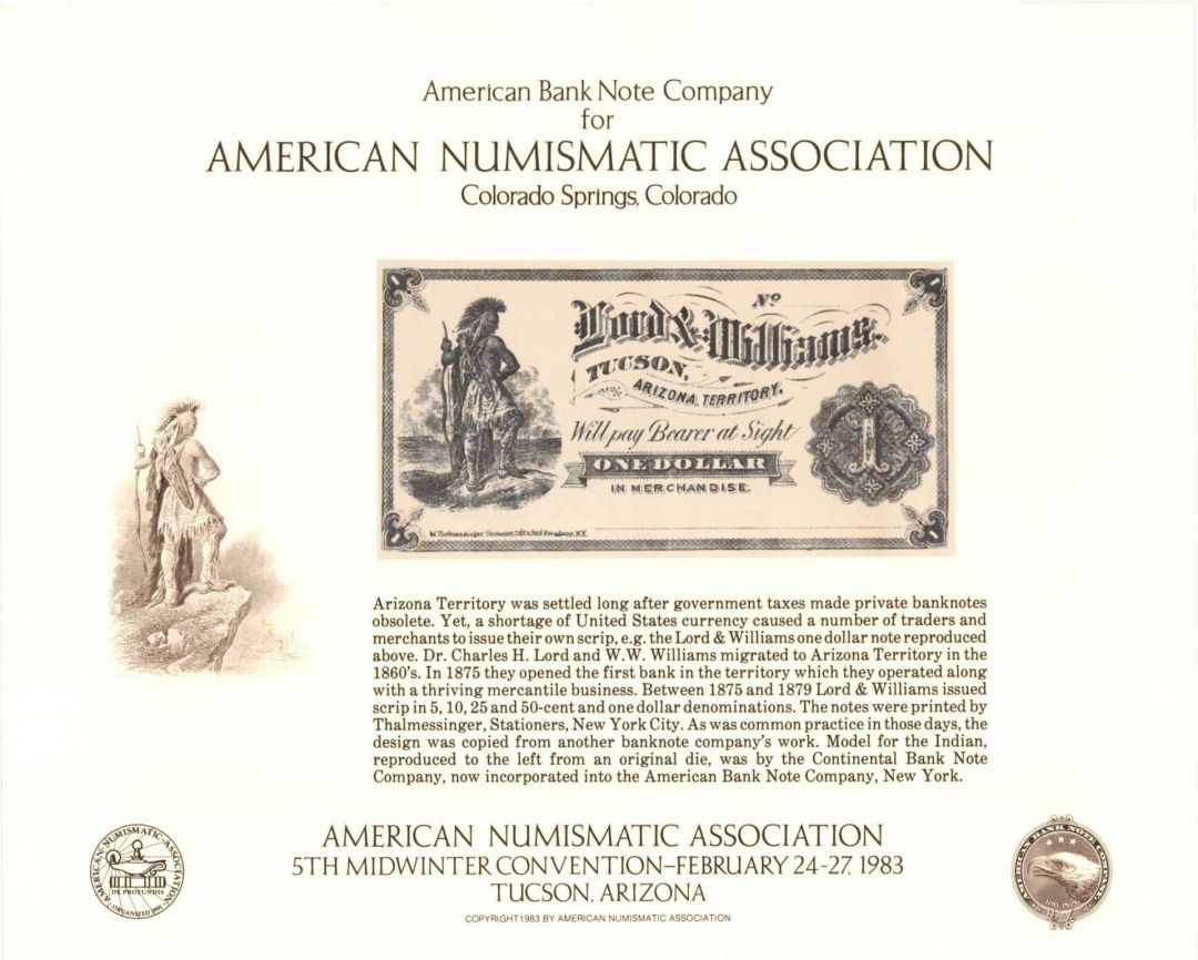 Souvenir Card # SO-32 - Americana