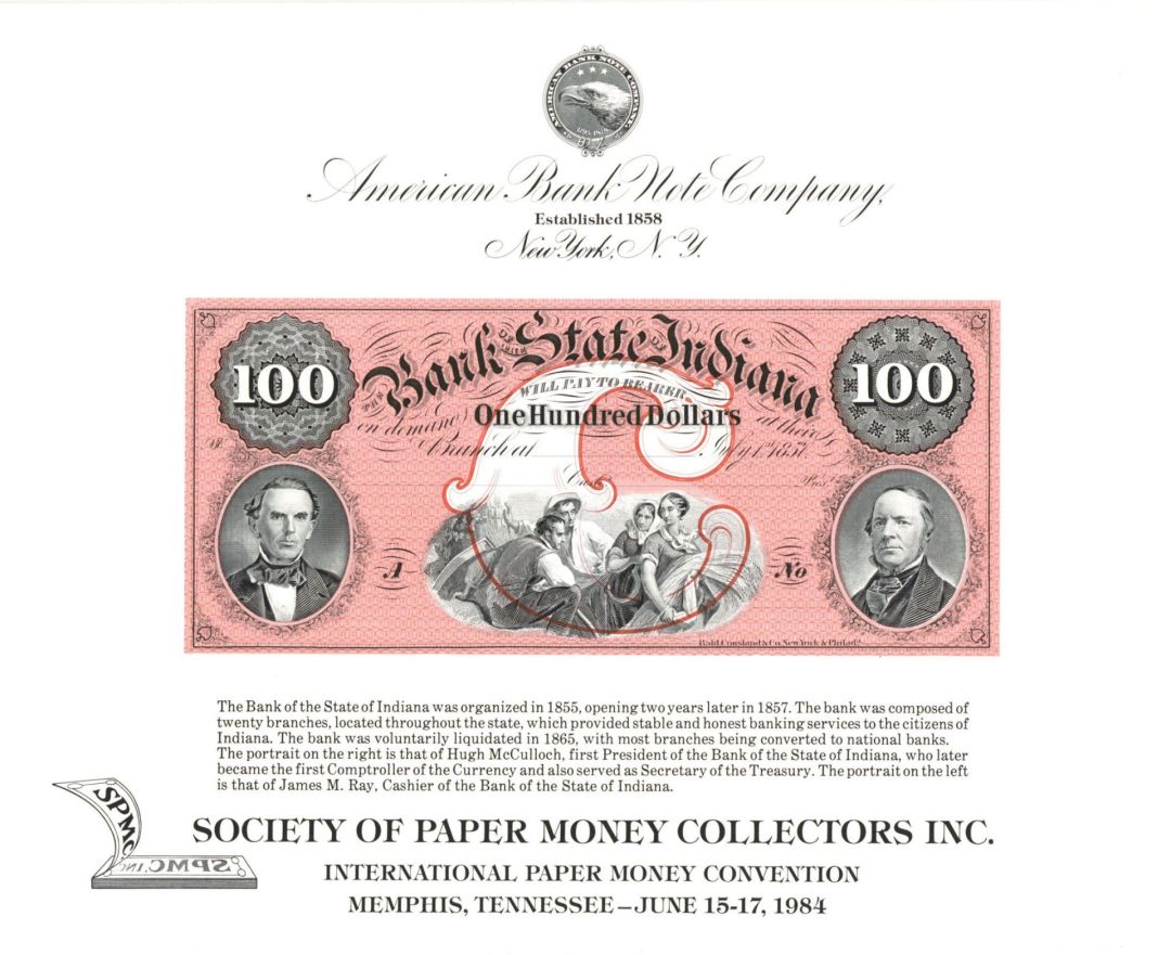 Souvenir Card # SO-37 - Americana