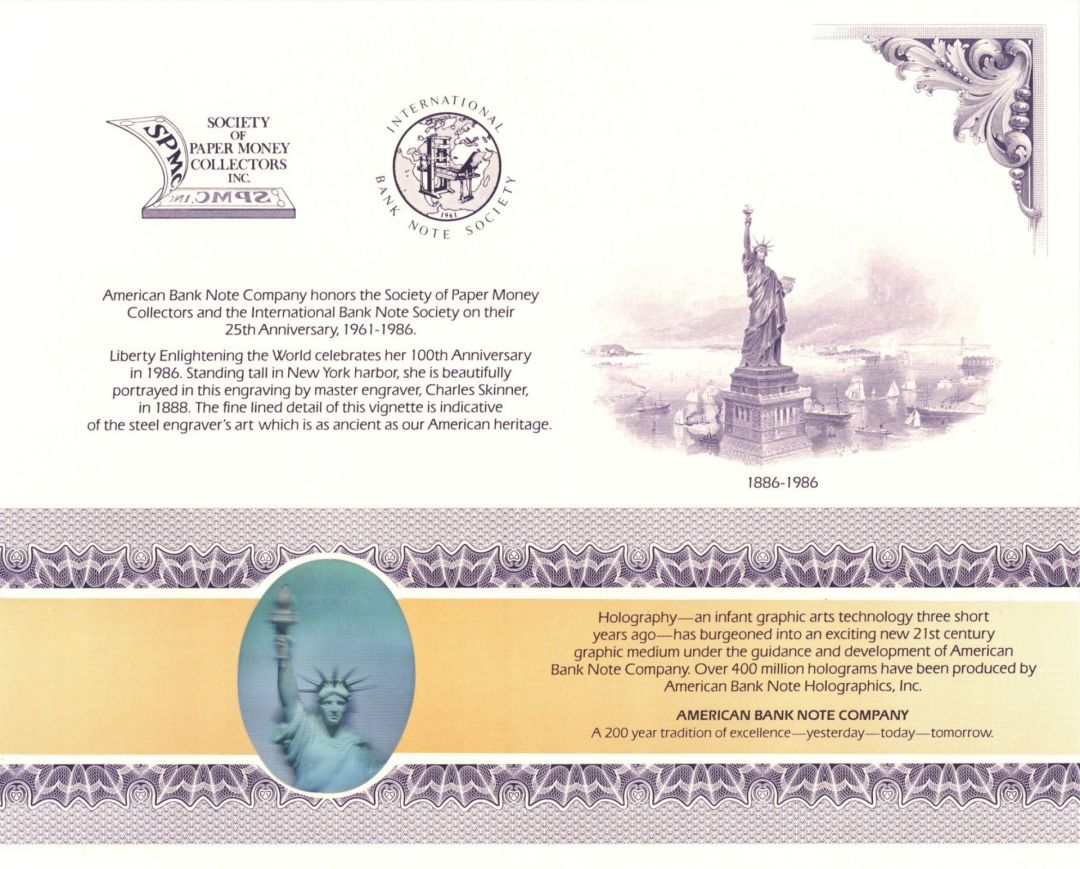 Souvenir Card # SO-43 - Americana