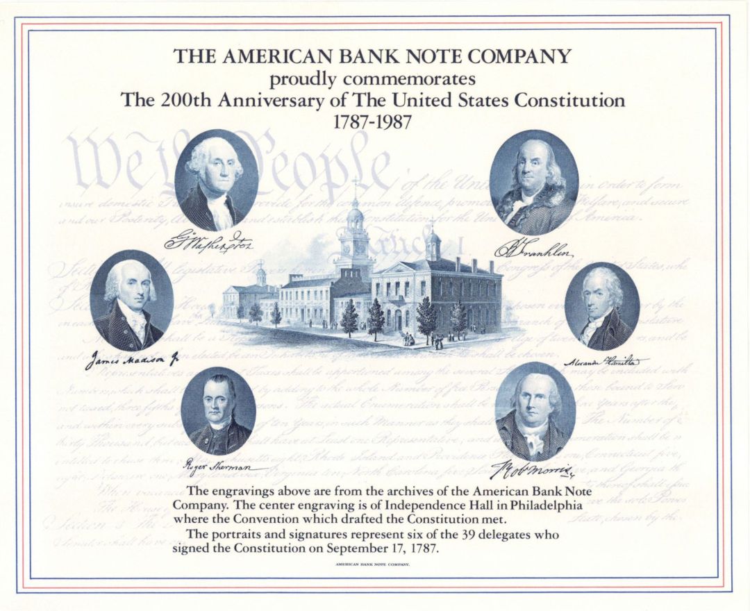 Souvenir Card # SO-54 - Americana