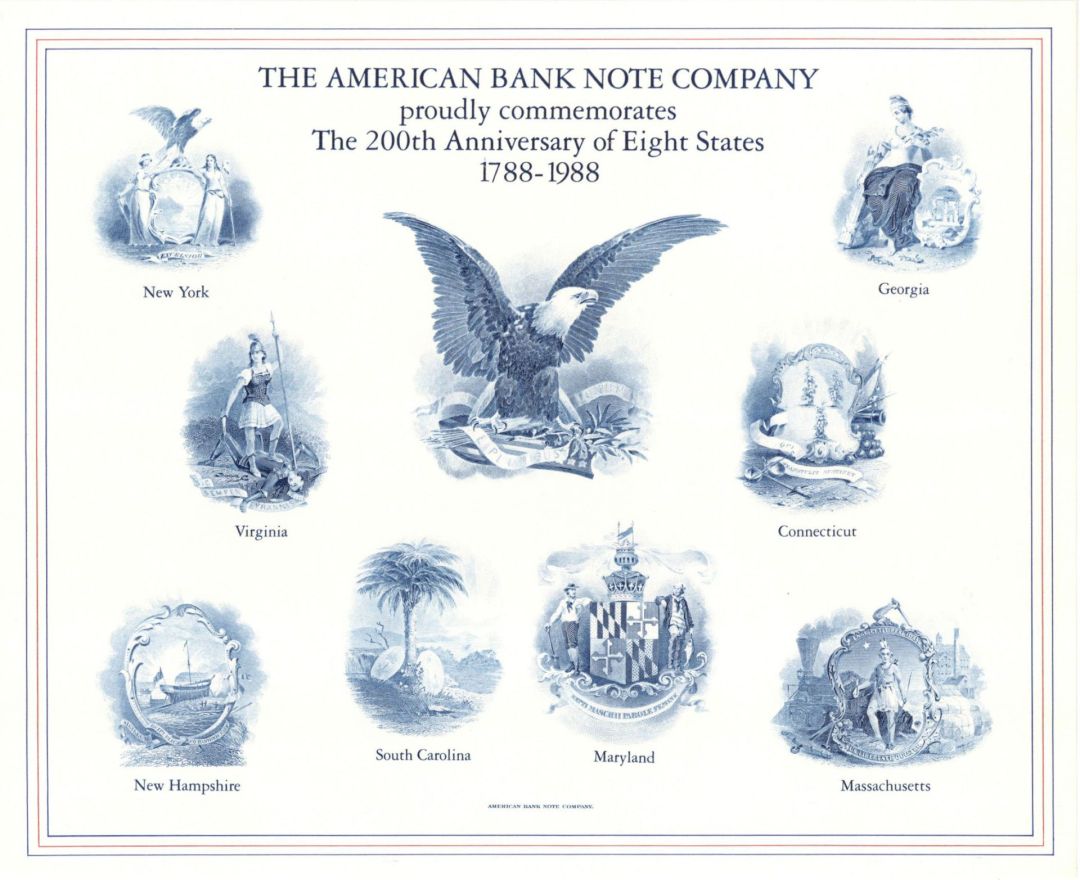 Souvenir Card # SO-59 - Americana