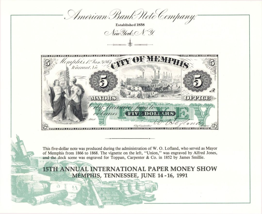 Souvenir Card # SO-74 - Americana