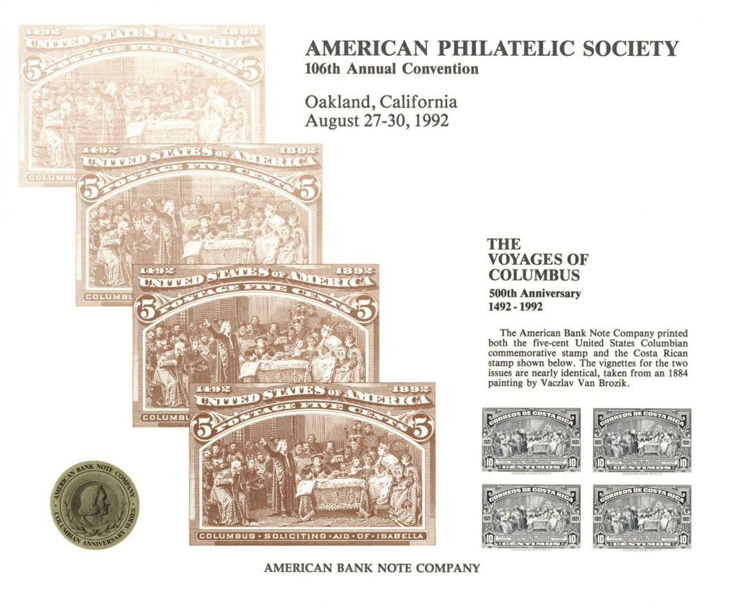 Souvenir Card # SO-104 - Americana