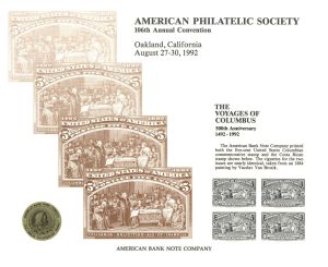 Souvenir Card # SO-104 - Americana