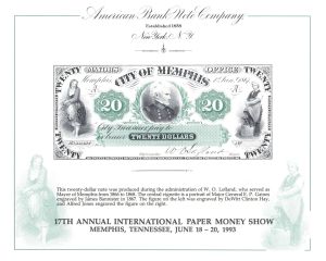 Souvenir Card # SO-115 - Americana