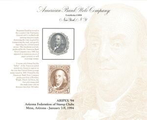 Souvenir Card # SO-123 - Americana