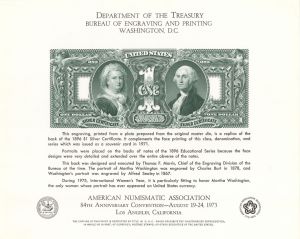Souvenir Card # B-32 - Americana